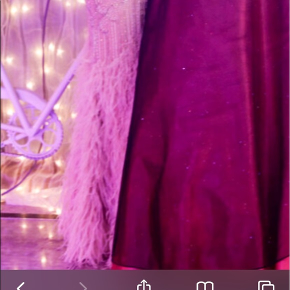 High neck short sleeve blue beaded feather gown Terani style number 1721GL4446 - Picture 8 of 13